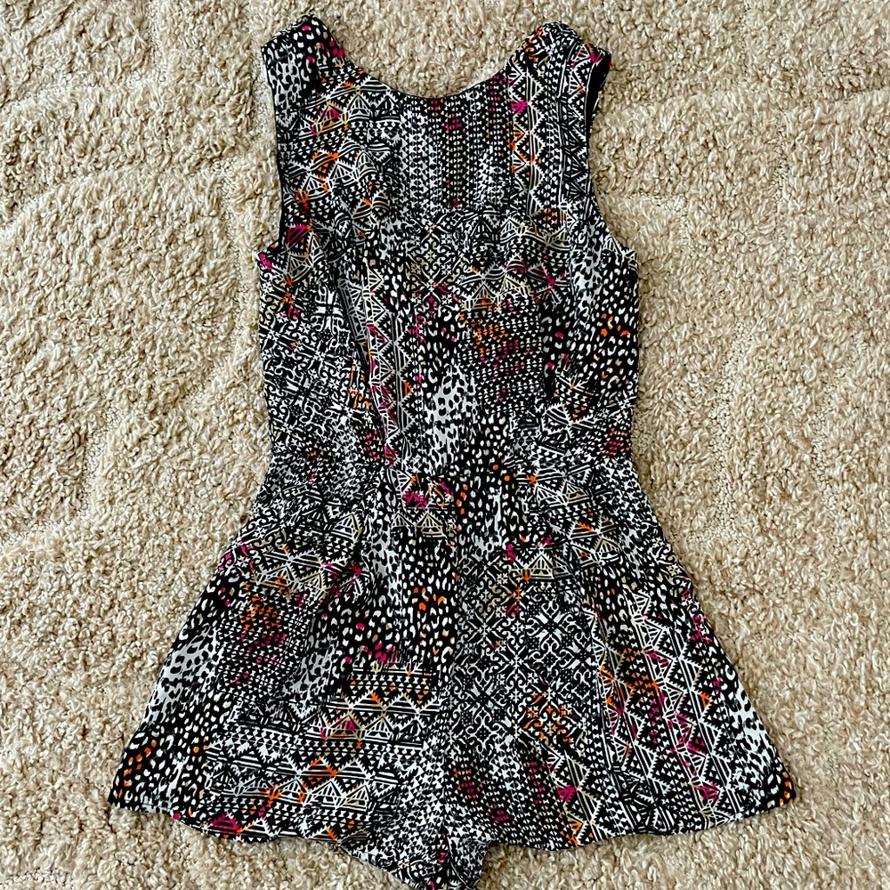 Multicolored Aqua romper